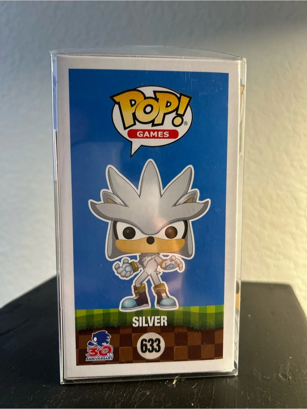 FUNKO POP! GAMES SONIC THE HEDGEHOG SILVER #633 AUTOGRAPHED & AUTHENTICATED
